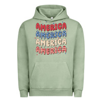 Pigment Oil Green america Urban Hoodie - MaliasSmallBusiness