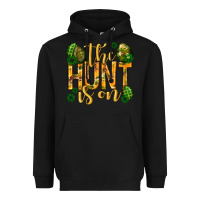Black The hunt is on Easter Heavyweight Hoodie - Neo Western