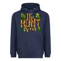 Navy The hunt is on Easter Heavyweight Hoodie - Neo Western