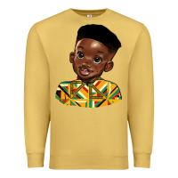 Antique Gold black boy Premium Sweatshirt - HRA Design Shop