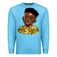 Ocean Blue black boy Premium Sweatshirt - HRA Design Shop