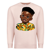 Pale Pink black boy Premium Sweatshirt - HRA Design Shop