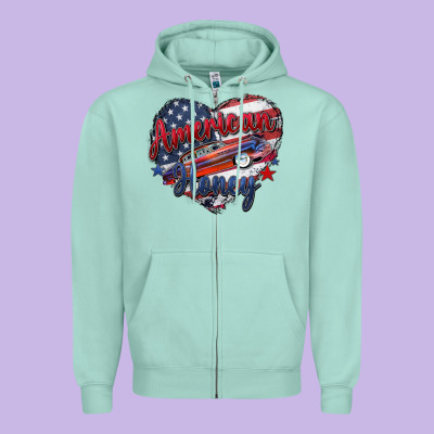 American Honey Zipper Hoodie Designed By Zillion Design Studio