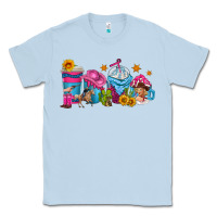 Dusty Blue cowgirl coffee cups Classic Tee - texasbilliewilder