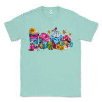 Seafoam cowgirl coffee cups Classic Tee - texasbilliewilder