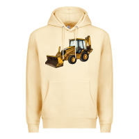 Pina Colada Backhoe Loader Truck Premium Hoodie - LillyAllenDesigns