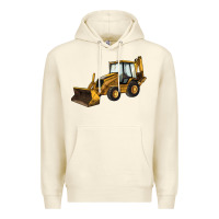 Backhoe Loader Truck Premium Hoodie | Teevron