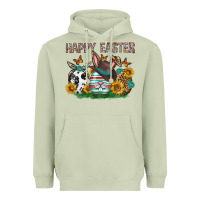 Matcha Western Happy Easter Heavyweight Hoodie - Neo Western