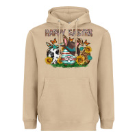 Mushroom Western Happy Easter Heavyweight Hoodie - Neo Western