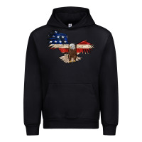 Black 4th july eagle Urban Hoodie - MaliasSmallBusiness