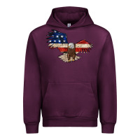 Mauve Wine 4th july eagle Urban Hoodie - MaliasSmallBusiness