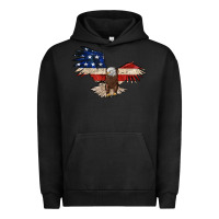 Pigment Black 4th july eagle Urban Hoodie - MaliasSmallBusiness