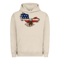 Pigment French Oak 4th july eagle Urban Hoodie - MaliasSmallBusiness