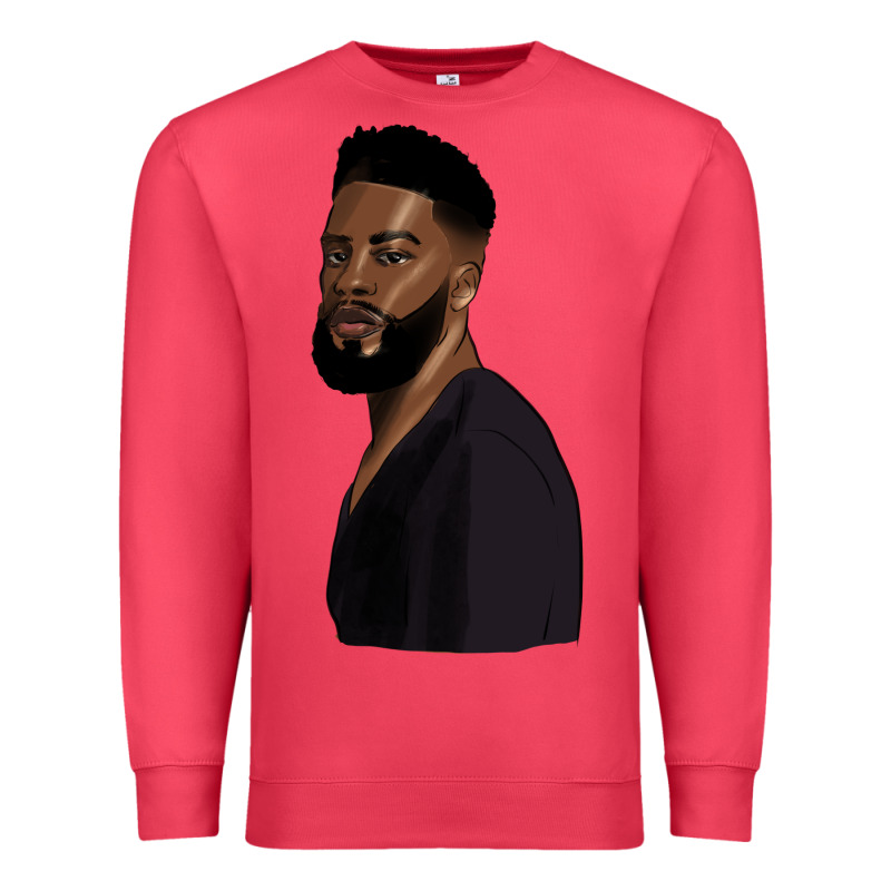 African Men Premium Sweatshirt by HRA Design Shop | Teevron