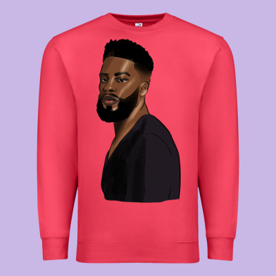 African Men Premium Sweatshirt Designed By Hra Design Shop