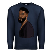 Navy african men Premium Sweatshirt - HRA Design Shop