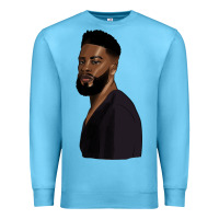 Ocean Blue african men Premium Sweatshirt - HRA Design Shop