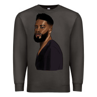 Smoke african men Premium Sweatshirt - HRA Design Shop