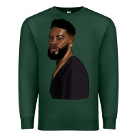 Sports Green african men Premium Sweatshirt - HRA Design Shop