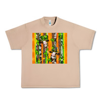 Burro st patricks cow and shamrock with cowhide Urban Heavy Tee - Artiststas