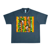 Midnight Navy st patricks cow and shamrock with cowhide Urban Heavy Tee - Artiststas
