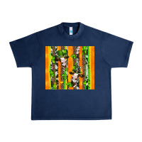 Navy st patricks cow and shamrock with cowhide Urban Heavy Tee - Artiststas