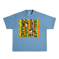Pebble Blue st patricks cow and shamrock with cowhide Urban Heavy Tee - Artiststas