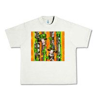 Pistachio st patricks cow and shamrock with cowhide Urban Heavy Tee - Artiststas