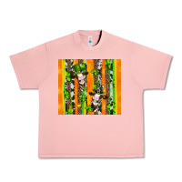 Salmon st patricks cow and shamrock with cowhide Urban Heavy Tee - Artiststas