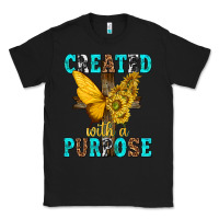 Black created with a purpose Classic Tee - texasbilliewilder