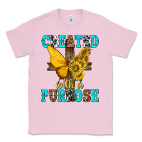 Bubblegum Pink created with a purpose Classic Tee - texasbilliewilder