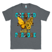 Charcoal Heather created with a purpose Classic Tee - texasbilliewilder