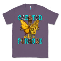 Lavender created with a purpose Classic Tee - texasbilliewilder