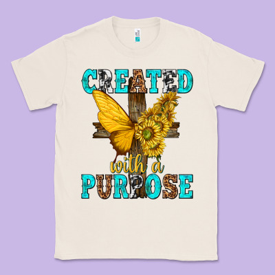 Created With A Purpose Classic Tee Designed By Texasbilliewilder