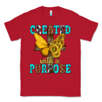 Red created with a purpose Classic Tee - texasbilliewilder