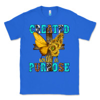 True Royal created with a purpose Classic Tee - texasbilliewilder