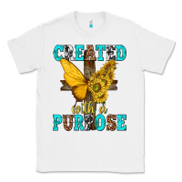 White created with a purpose Classic Tee - texasbilliewilder