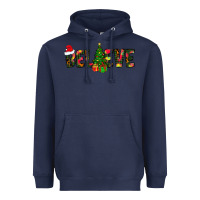 Navy believe christmas Heavyweight Hoodie - CowhideDigitalArt