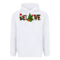 White believe christmas Heavyweight Hoodie - CowhideDigitalArt