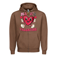 Chestnut mamas valentine with cute heart Zipper Hoodie - texasbilliewilder