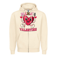 Sandshell mamas valentine with cute heart Zipper Hoodie - texasbilliewilder
