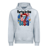 Heather Grey party in the usa Urban Hoodie - MaliasSmallBusiness