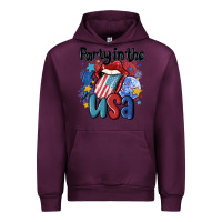 Mauve Wine party in the usa Urban Hoodie - MaliasSmallBusiness