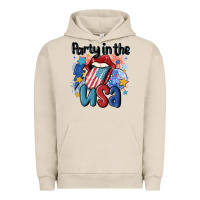 Pigment French Oak party in the usa Urban Hoodie - MaliasSmallBusiness