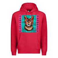 Cardinal Western Bengal Cat Premium Hoodie - LillyAllenDesigns