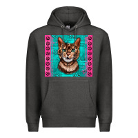Charcoal Heather Western Bengal Cat Premium Hoodie - LillyAllenDesigns