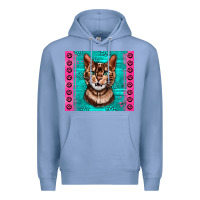 Colony Blue Western Bengal Cat Premium Hoodie - LillyAllenDesigns