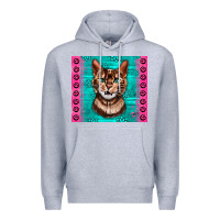 Heather Grey Western Bengal Cat Premium Hoodie - LillyAllenDesigns