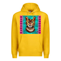 Lemon Western Bengal Cat Premium Hoodie - LillyAllenDesigns