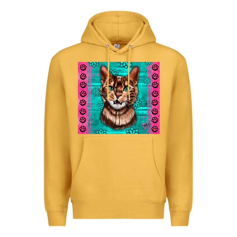 Western Bengal Cat Premium Hoodie by LillyAllenDesigns | Teevron